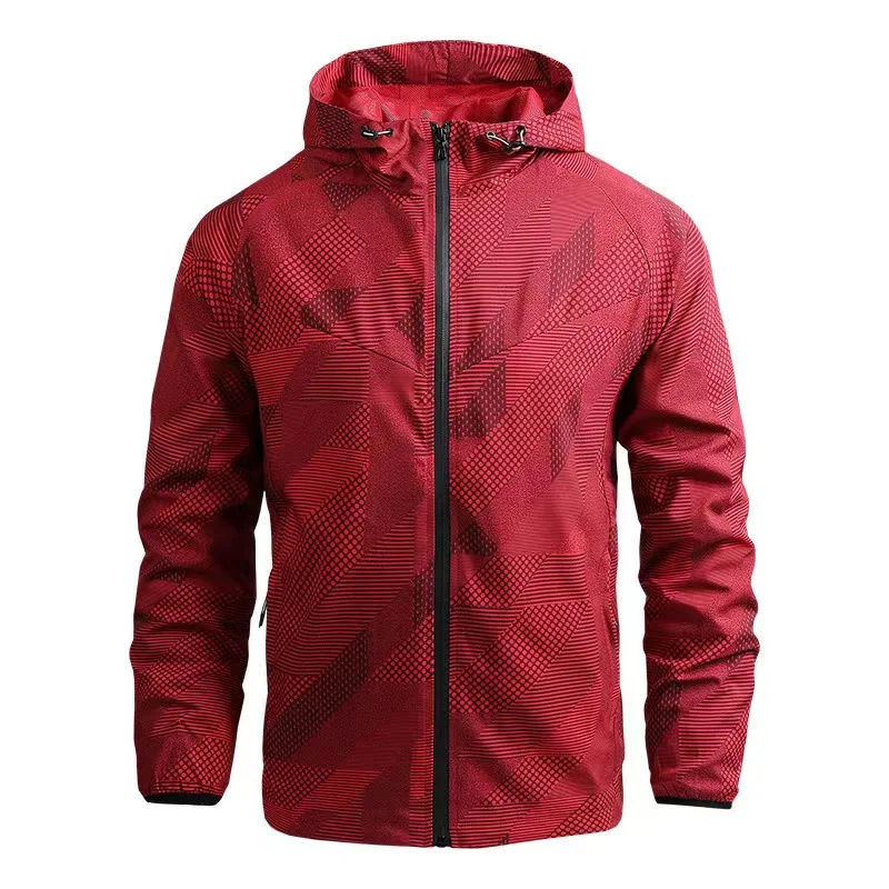 2025 Cycling Jacket Man Windproof MTB Jersey Red Coat Motocross Bicycle Wind Jackets Mountain Bike Clothing Sports Windbreaker