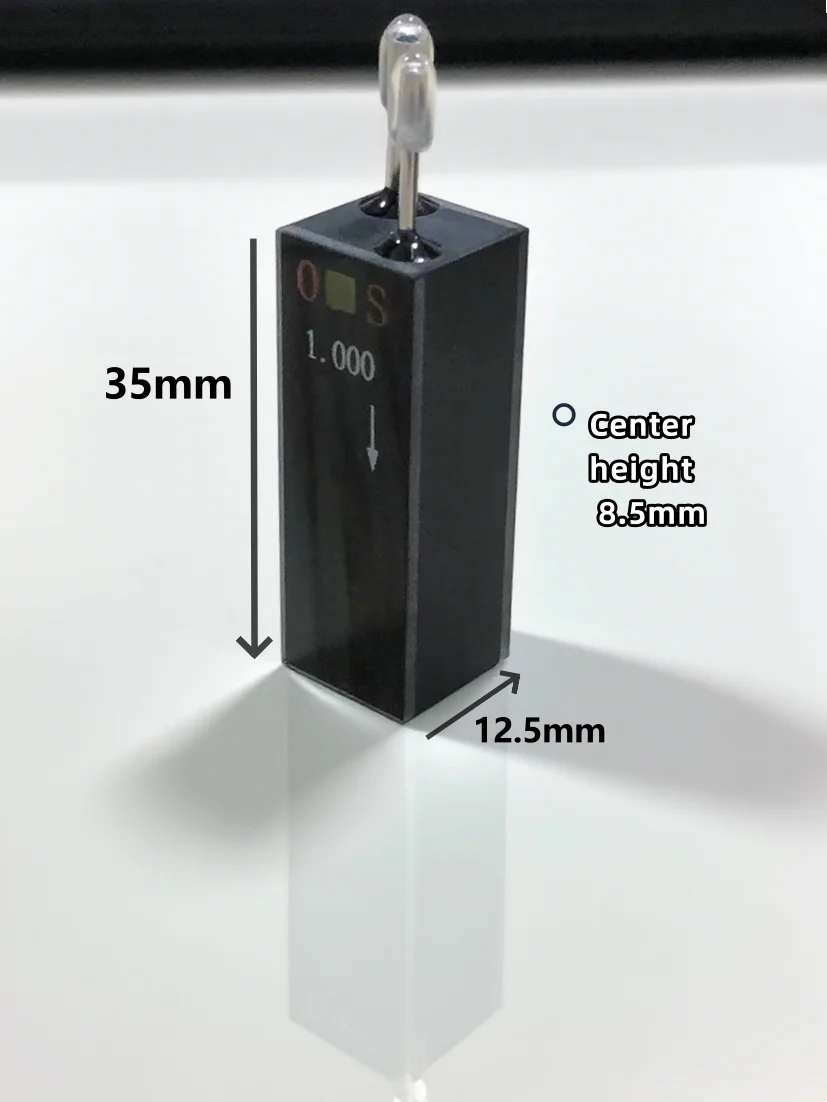 

Flow Cuvette Quartz Cell for Ba88a 6V10W , BA-88A Chemistry Analyzer Cuvettes,Center height 8.5mm