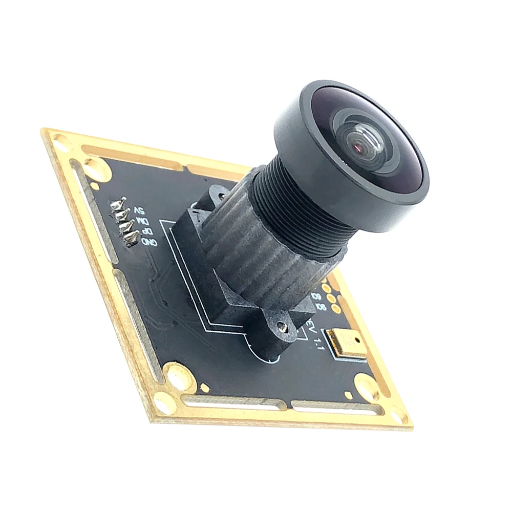 2MP 170° Wide Angle Webcam Backlight Shooting Wide Dynamic UVC 30FPS 1080P USB Camera Module Support Audio