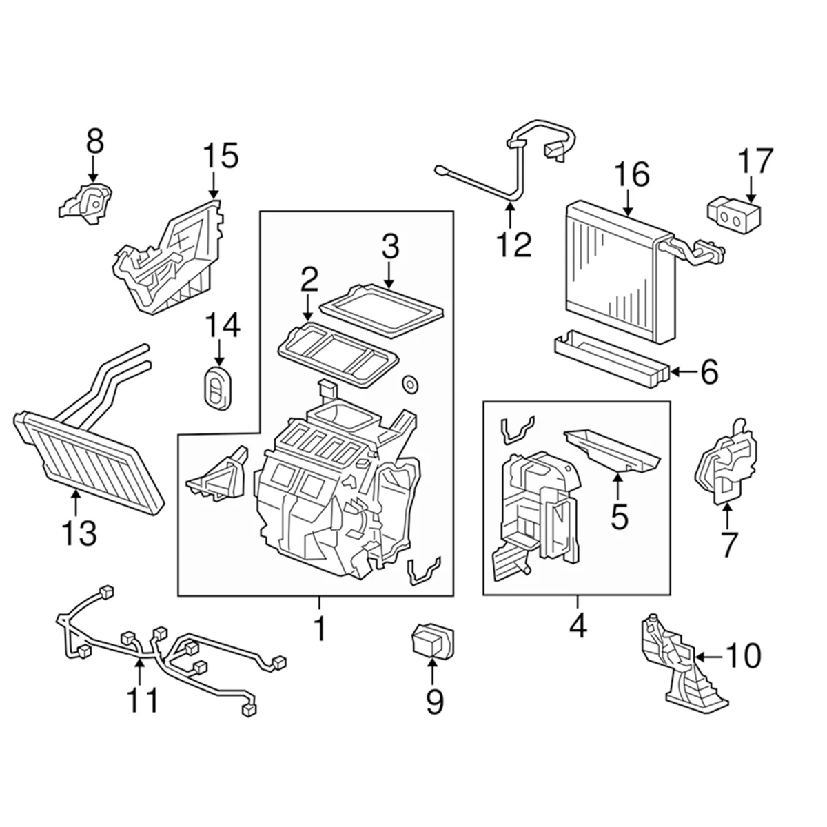 HVAC Vent Actuator Motor Assembly Air Mix 79160-SNE-A01, 79160-SNK-A01 for Honda Civic 2006-2011 CR-V 2007-2011