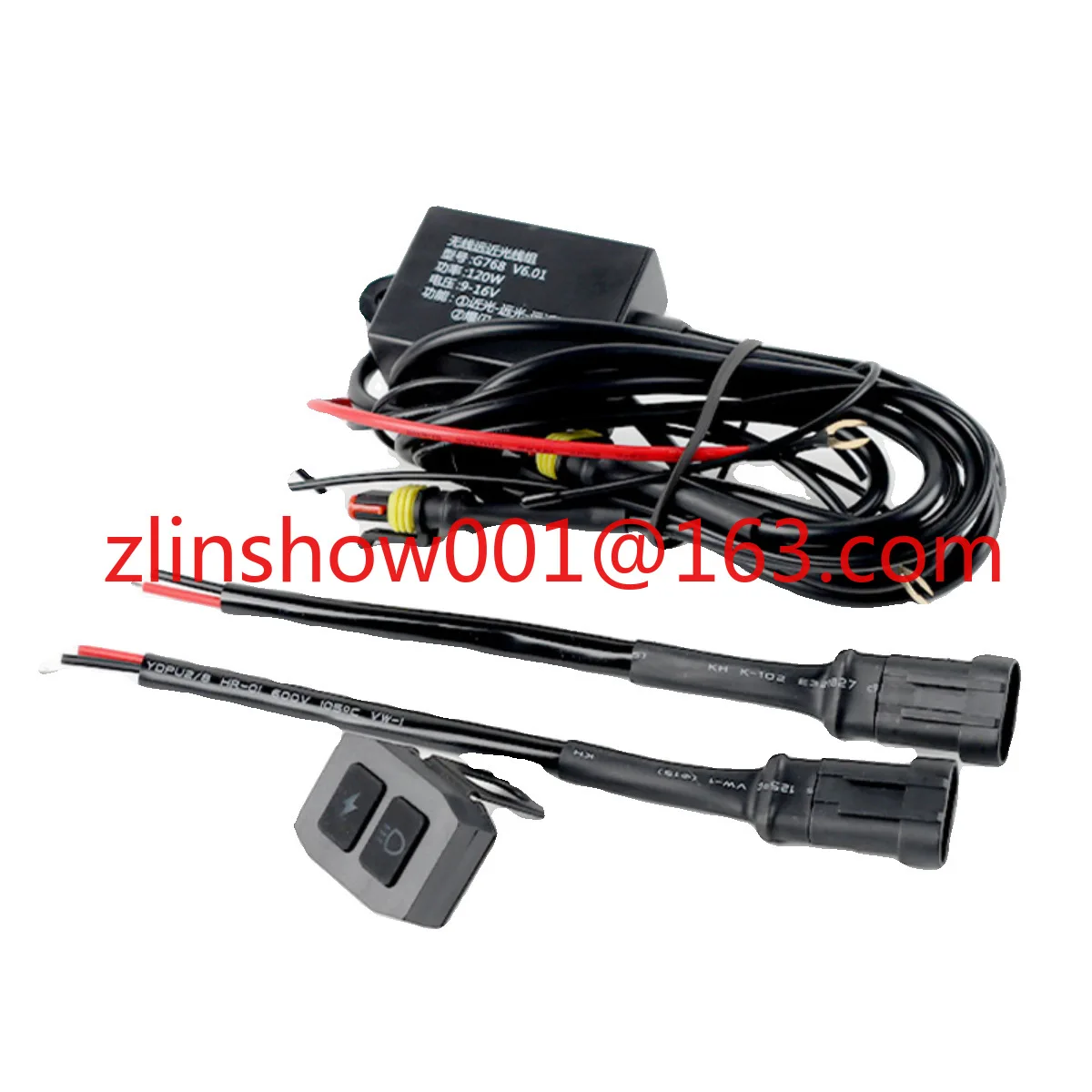 

Мотоциклетный светодиодный прожектор, линия переключения, группа модифицированных рабочих фонарей, один перетаскивание, два и ближнего света, вспышка, беспроводной контроллер