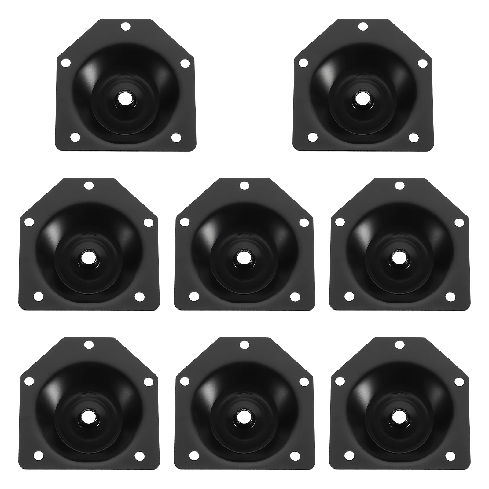 

8 Pcs Furniture Wood Legs Mounting Plates Angled Slope Attachment Strong Durable Bench Table Leg Gaskets Hardware Accessories