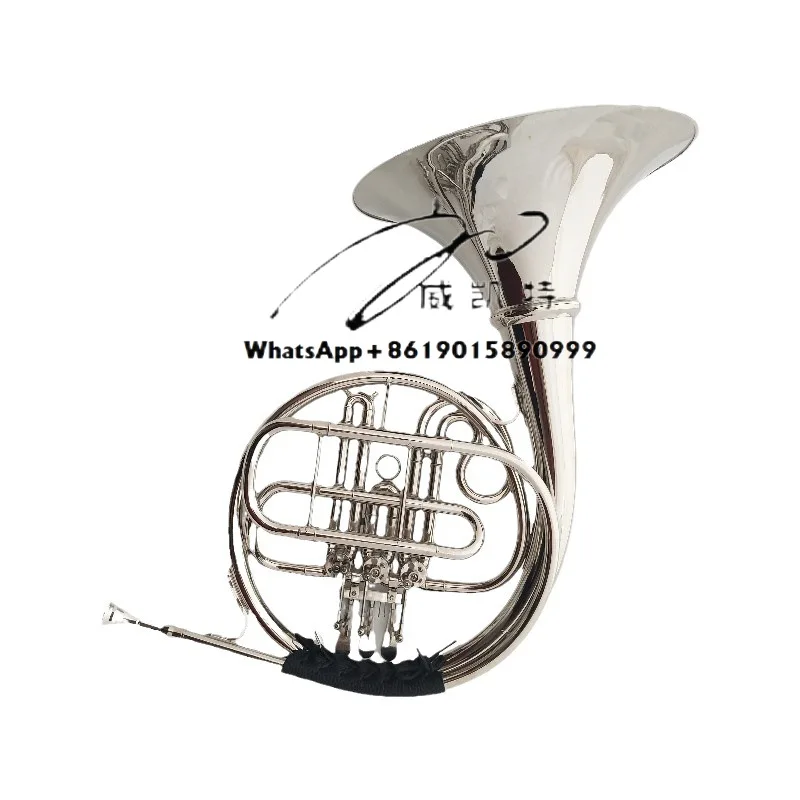

Professional Performance Band French Horn Single-Row Key Nickel-Silver Alloy for Beginners and Advanced Players