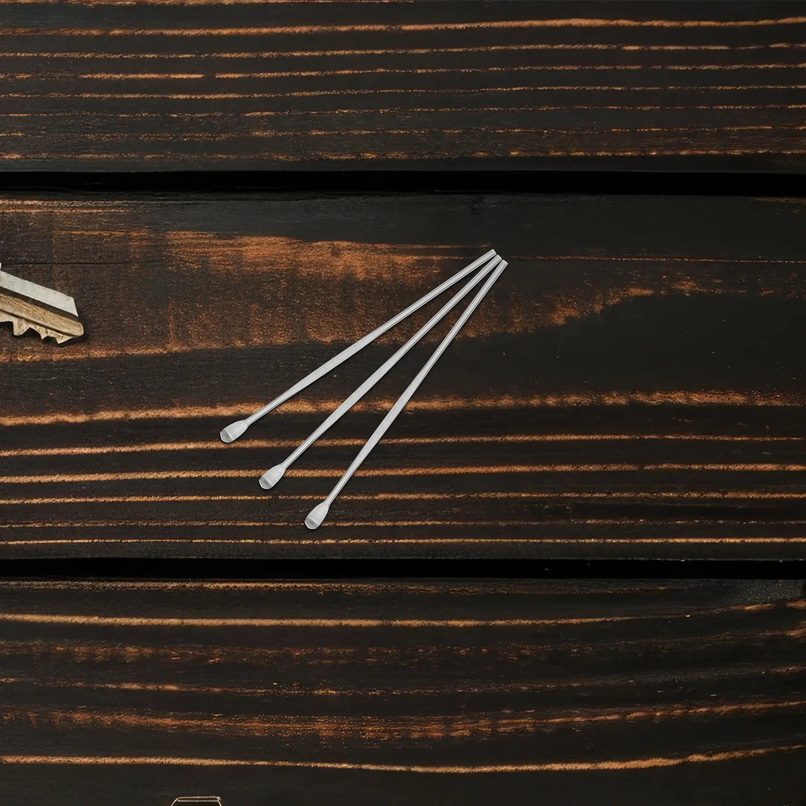 3Pcs Ear Pick Stainless Steel 8Cm Portable Easy Safe Use Ear Wax Remover Cleaner Tool Earpick Curette Metal Spoon