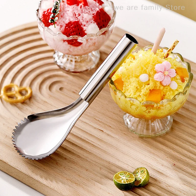 Eis Scooper Mehrzweck Wassermelone Melone Baller Backen Gadget Cupcake Antihaft Kürbis Löffel Obst Löffel Für Küche
