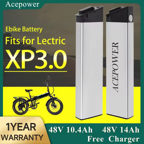 For eLectric XP 3.0 Long Range Battery 48V 10.4Ah 14Ah Ebike Battery for Lectrics XP 3.0 eBike Battery US warehouse