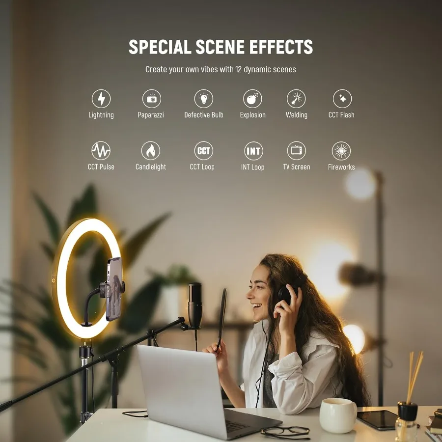 ไฟวงแหวน LED กำลังสูง 12 24 วัตต์ พร้อมขาตั้งกล้อง 71 แบบ และที่ยึดโทรศัพท์สำหรับบันทึกวิดีโอ แต่งหน้า เซลฟี่ สตูดิโอ สตรีมมิ่ง