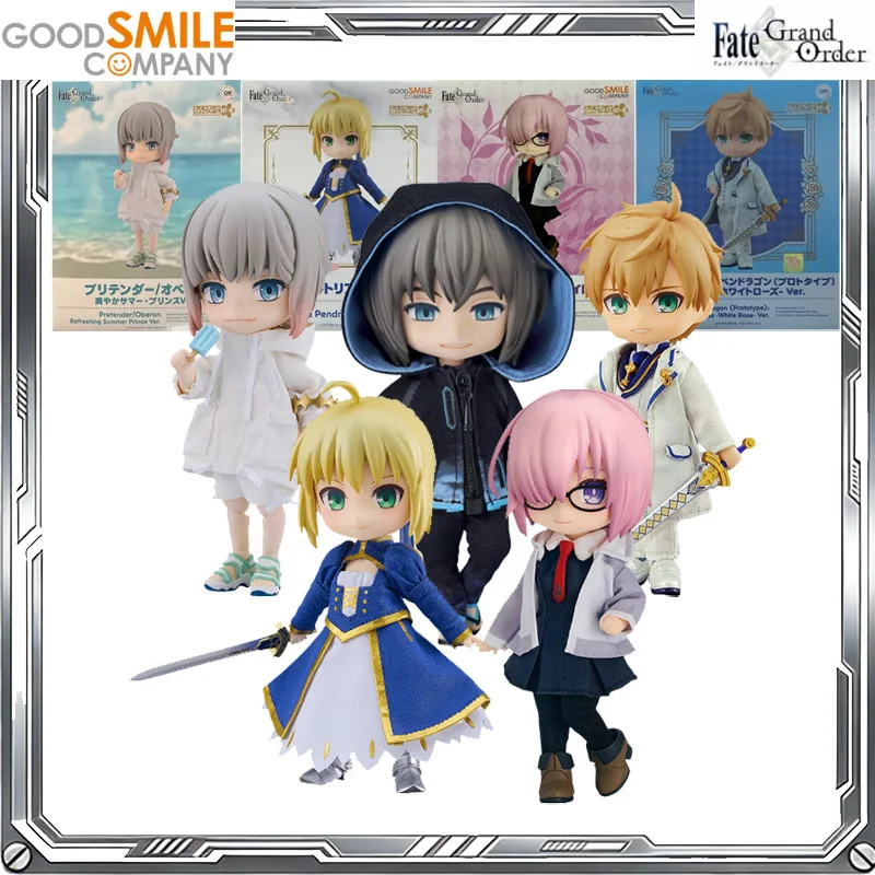 

Оригинальная фигурка Good Smile Nendoroid Fate/Grand Order: Аниме-персонажи Оберон, Альтрия Пендрагон, Маш Кириэлайт. Коллекционная модель, подарок.