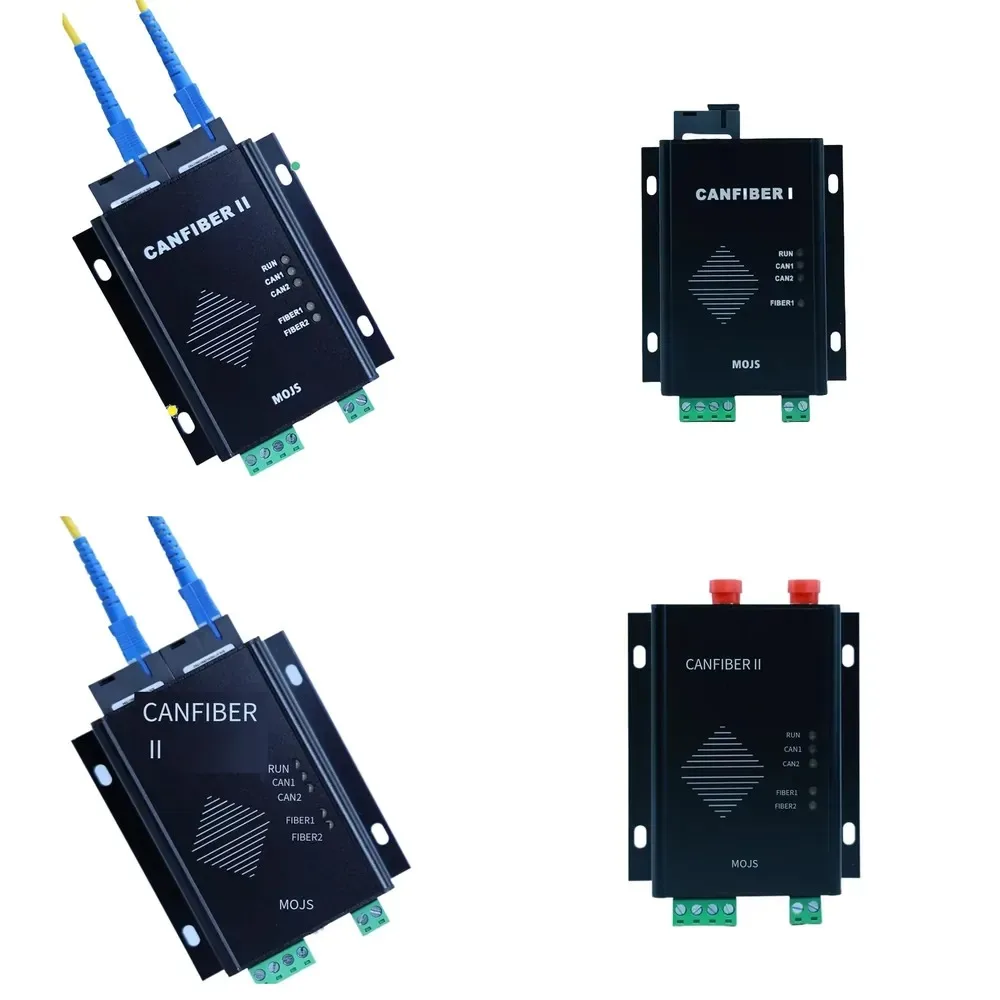 Industrial Grade Dual Channel Intelligent CAN Fiber Optic Converter CAN Optical Transceiver for Ring Network Redundancy