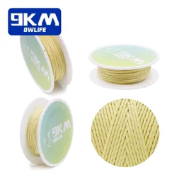 Kevlar Line Fishing Assist Line 100~1500lb Wear-Resistant Braided Flying Kite String Outdoor Camping Hiking Refractory 0.8~3.5mm