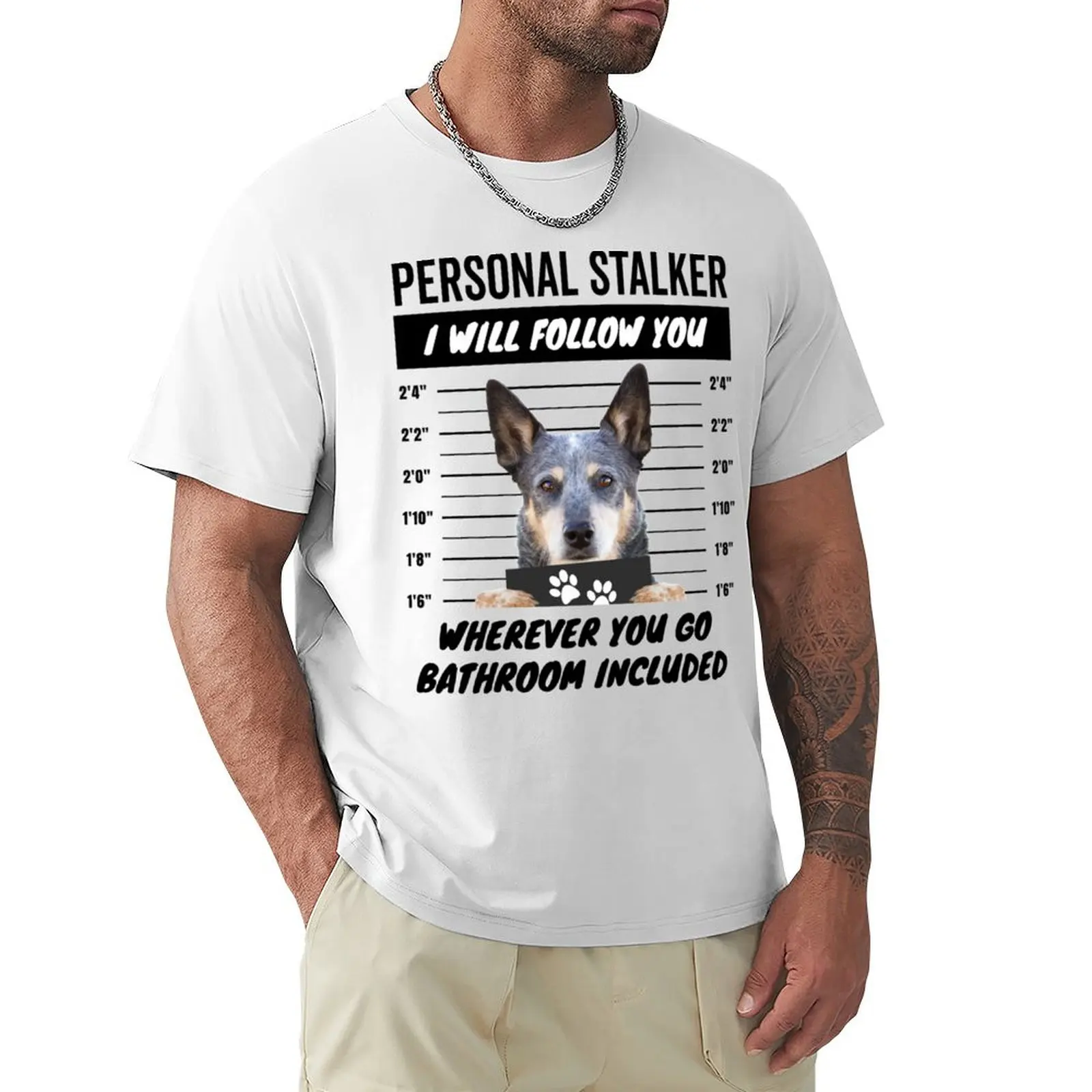 Personal Stalker Dog T-Shirt anime clothes kawaii clothes mens graphic t-shirts hip hop