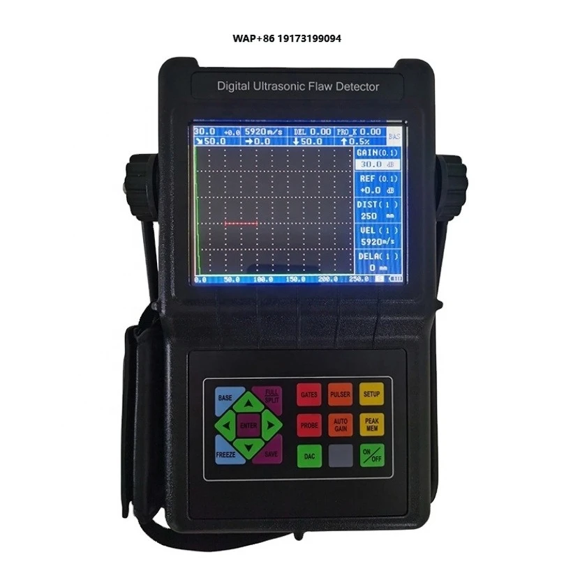 Portable Ultrasonic Weld Flaw Detector Metal Inner Air Hole Wire Rope Cracks Loose Pores Detection Flaw Analyzer YUT-2800