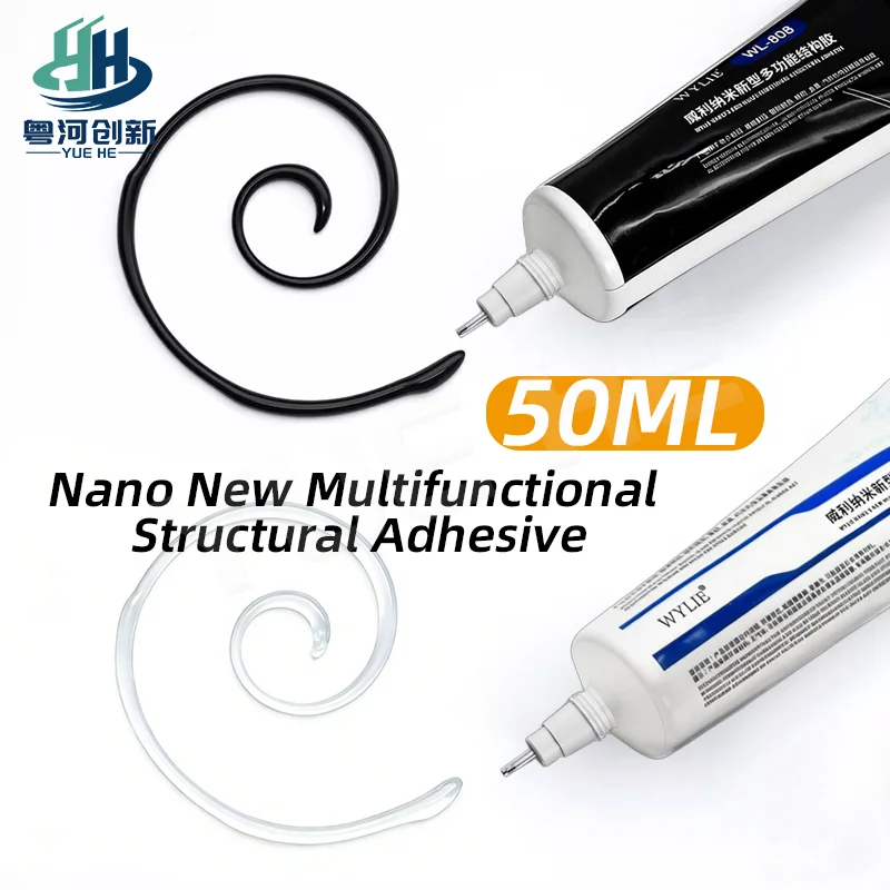 WYLIE WL808 Nano New Multifunctional Structural Adhesive Strong Bonding Rapid Curing for phone Laptop Screen Back Cover Repair