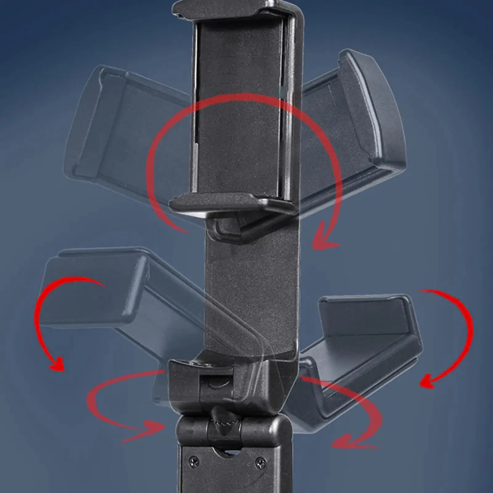 Supporto per telefono portatile Supporto per telefono per aereo Accessori da viaggio ruotabili a 360 gradi Supporto per cellulare da tavolo per allenamento in campeggio