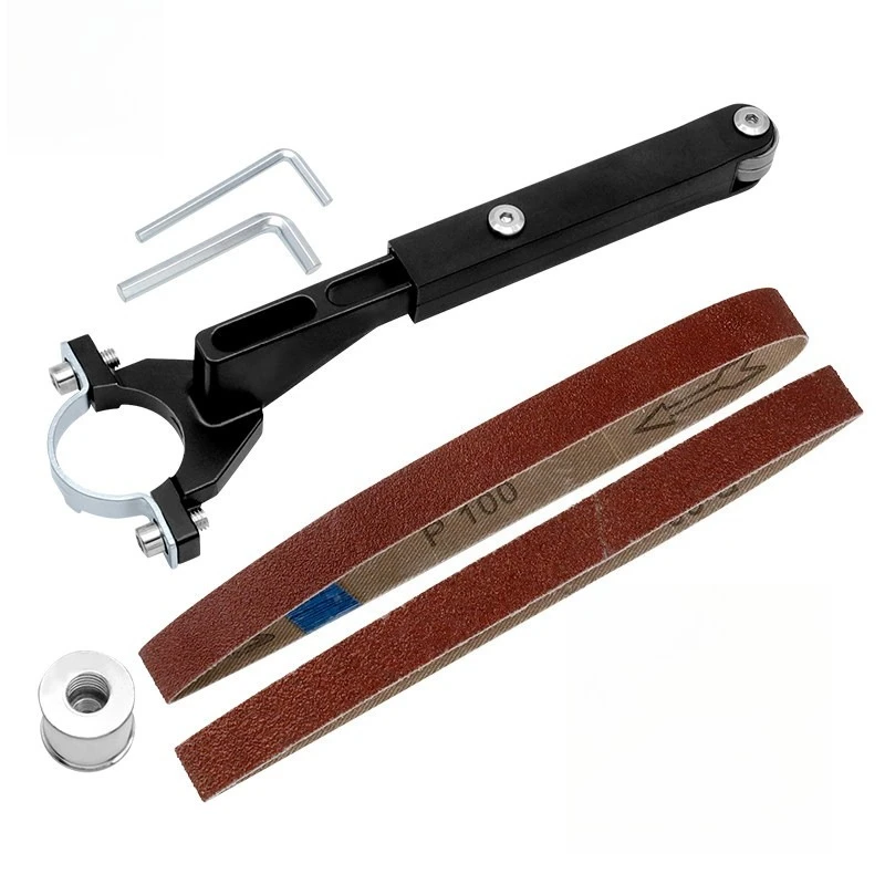 For 100 Type Angle Grinder Modified Belt Grinder Bracket, Woodworking Belt Grinder Grinding Rust Removal Polishing Conversion