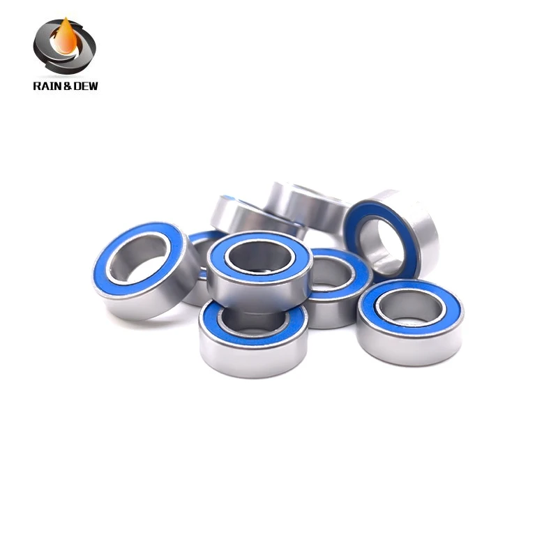 High Speed R168-2RS Ball Bearing 6.35x9.525x3.175mm Steel ABEC-7 For Garden Tool Camera Sensor RC Model, Pick of 10pcs