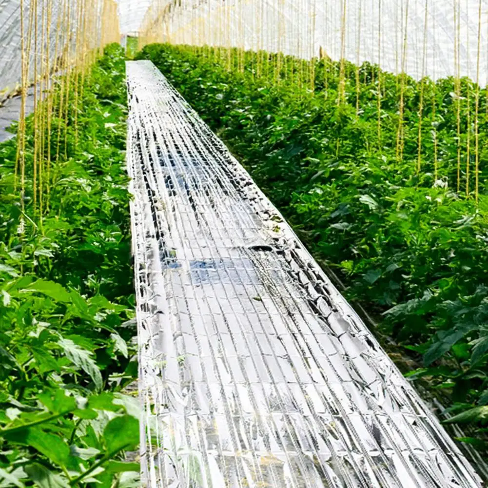 

Emergency Thermal Blanket Upgrade Reinforced Mylar Sheeting Plant Protection First Aid Shelter Building Foil Sheets