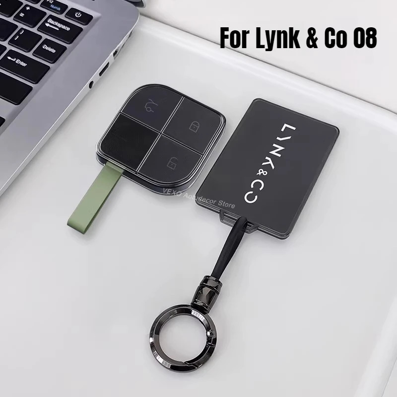 

Electric Car Key Case TPU for Lynk & Co 08 NFC Card Key Protective Cover Transparent Buckle Interior Protector Car Accessories