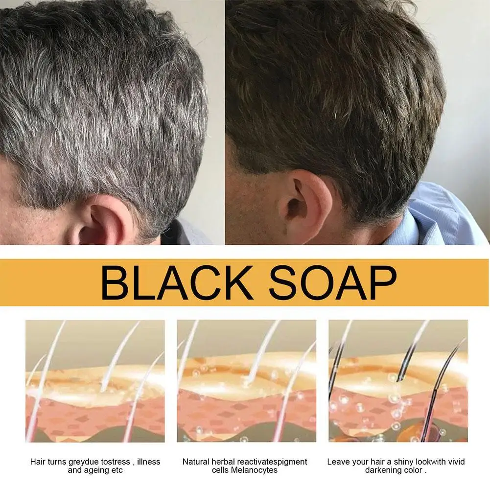 Hidratante Anti-Essência Cabelo Reparação Sabão, Black Gloss Repair, Caspa, Cabelo grisalho, Danos Cor Lisa, Brilho Branco, D R8c4