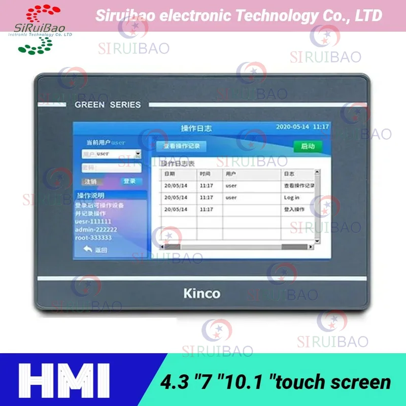

Сенсорная панель Hmi, 7 дюймов, Kinco, Gl070, Gl070e, 800x480, Ethernet 1, USB хост, Hmi Plc, управление с ЧПУ, контроллер Plc