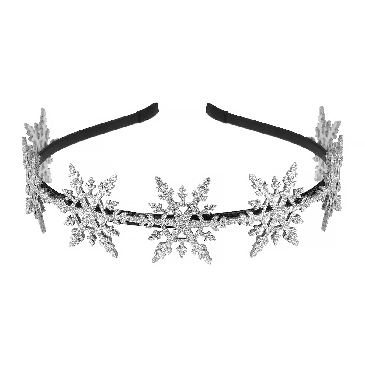 

Carnival Hair Bands Christmas Headwear Clothing Silver Headdress Snowflake Hoops