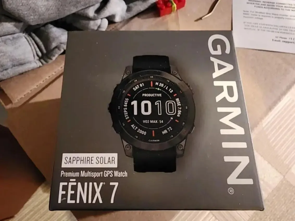 

Best Promo Sales - Original Garmins Fenix 7X Pro Sapphire Solar, Multisport GPS Smartwatch, Built-in Flash light, Solar Charging