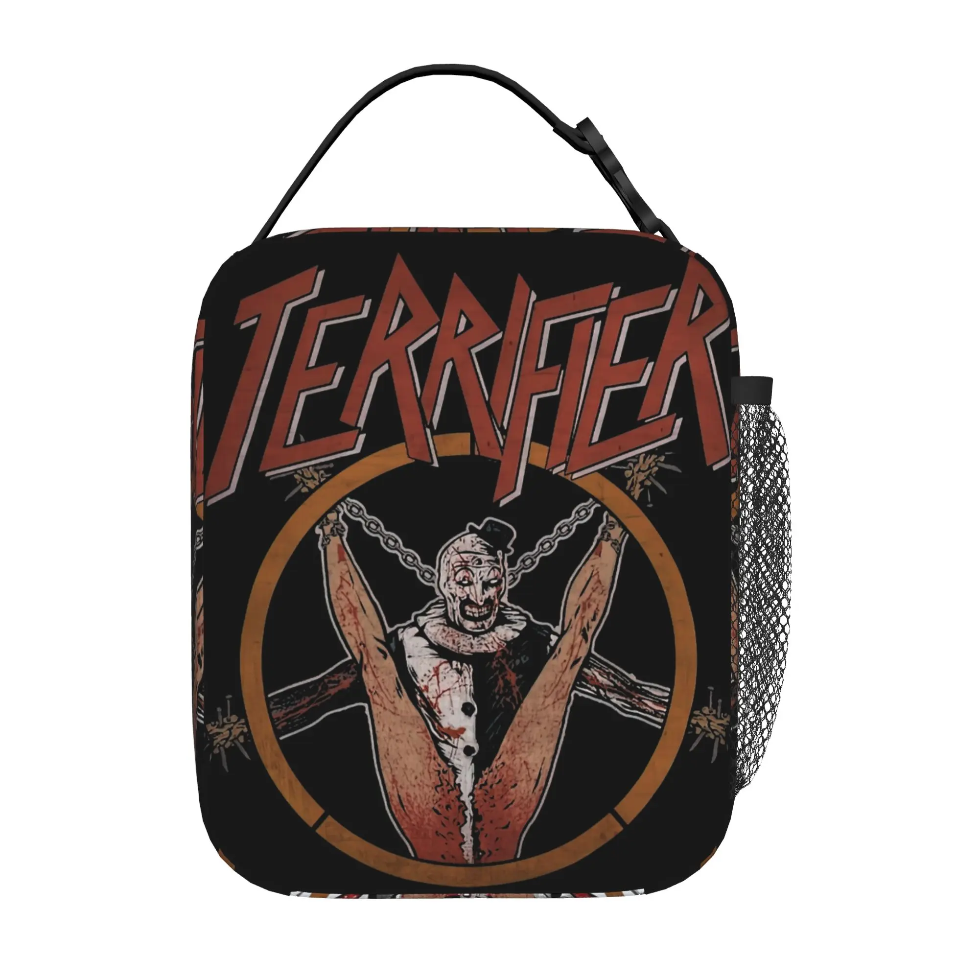 Terrifiers Horror Halloween Thermal Insulated Lunch Bag for Office  Portable Food Container Bags Cooler Thermal Lunch Boxes