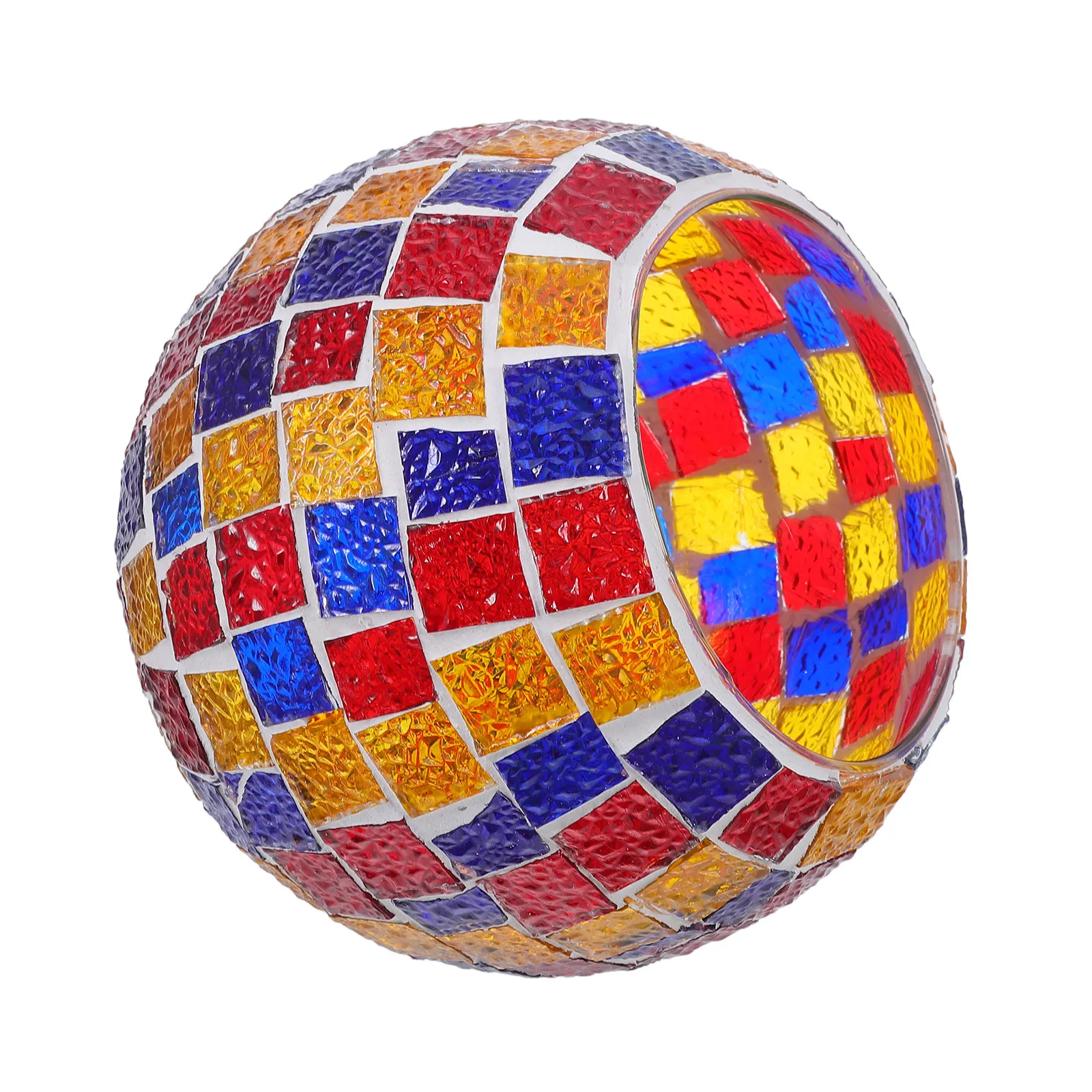Mosaic Glass Globe Shade Retro Turkish Moroccan Colorful Lamp Shade Bulb Cover for Table Floor Ceiling Hanging Pendant Lights