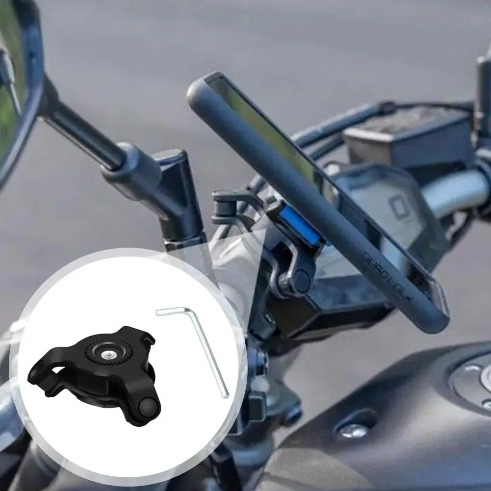 

Motorcycle Phone Holder Shock Absorber Bike Phone Bracket Anti-shake Self Lock Damper Handlebar Bicycle Vibration Stem Hold S1w2