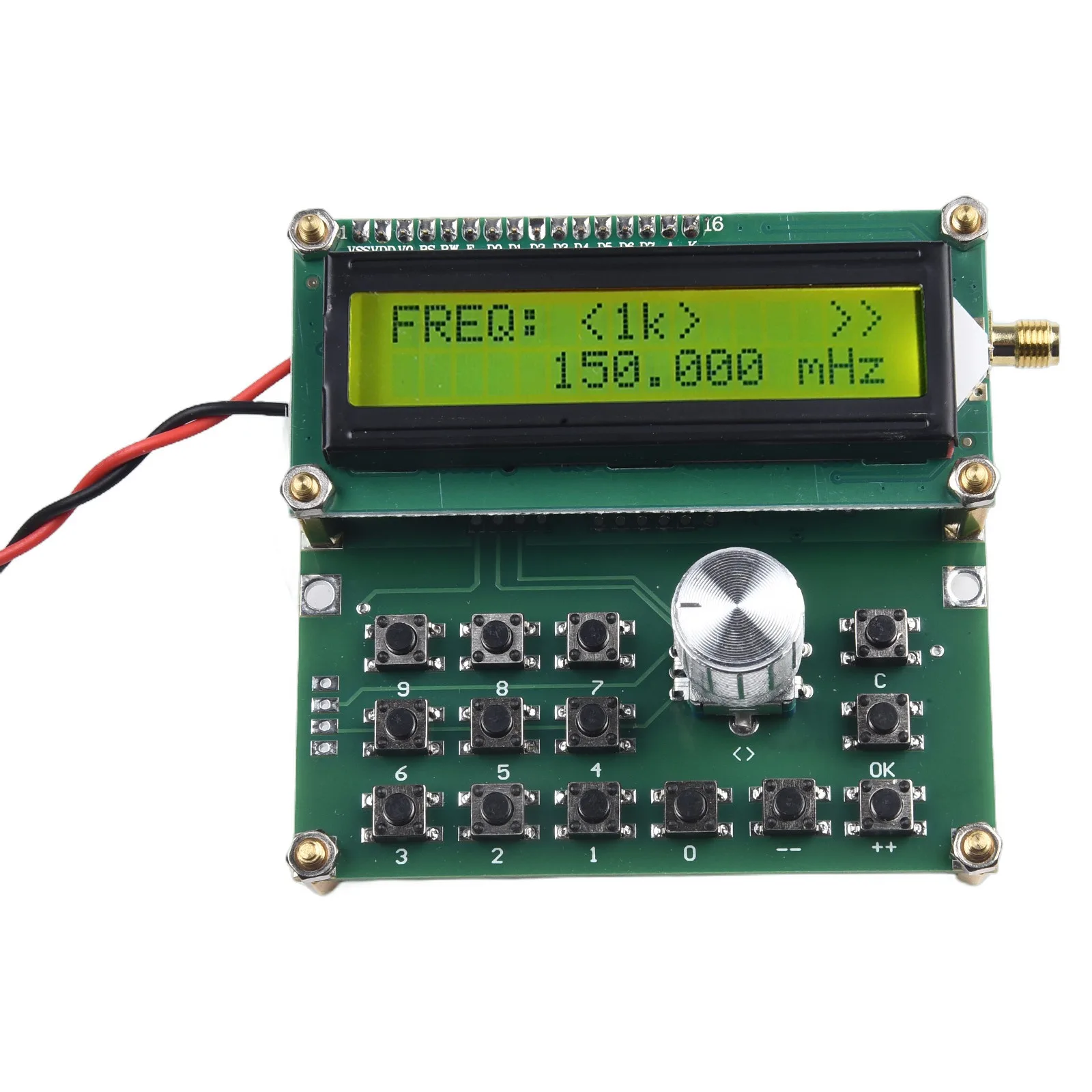 RF信号周波数発生器,LEDディスプレイ,交換部品,1khz-8khz,35-4000mhz,80x75x30mm, DC4.5V-5.5V