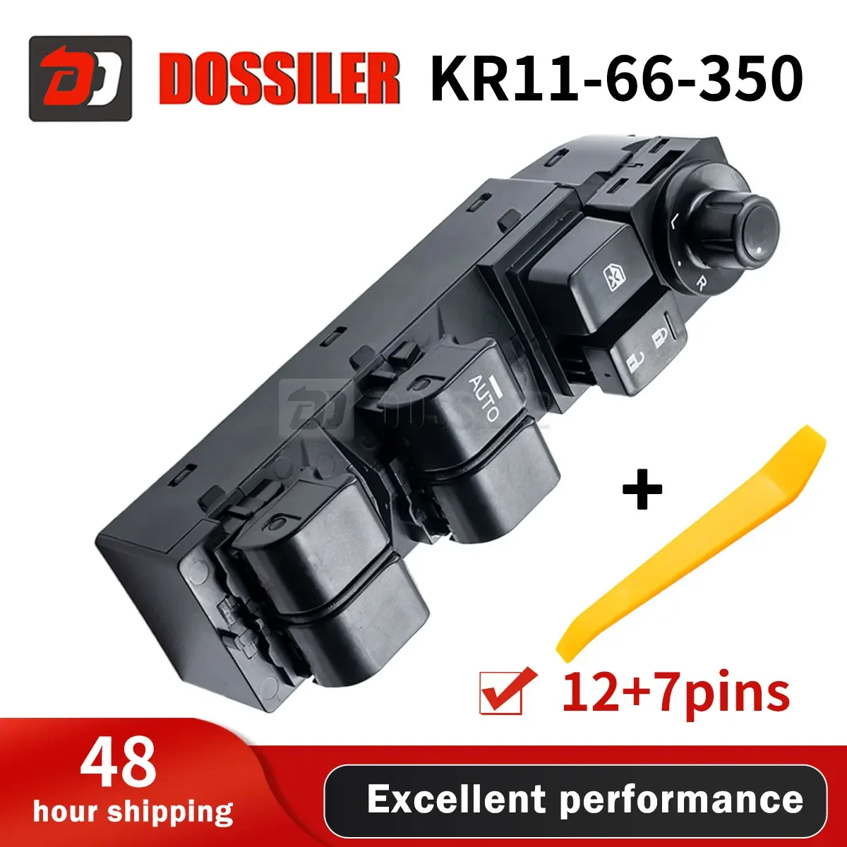 

KR11-66-350 Dossiler Master Power Window Lifter Switch Mirror Button KD3566350 For 2013-2016 Mazda CX-5 3 Axela 2014 2015 2016