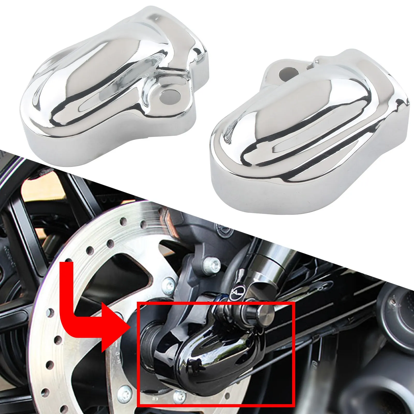 Motorcycle Rear Axle Cover Nut Bolt Cap Kit For Harley V-Rod Muscle VRSCF VRSCAW
