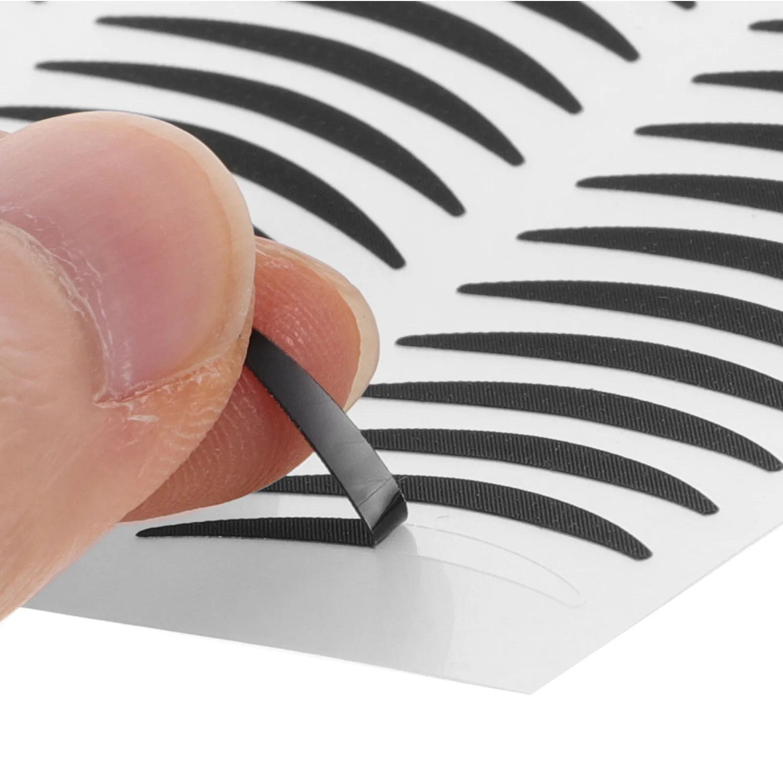 Doppellid-Aufkleber Schwarzes Augen-Make-up-Tape Sofortiger Smoky-Eye-Effekt Wiederverwendbare Eyeliner-Sticker Große-Augen-Aufkleber Selbstklebend