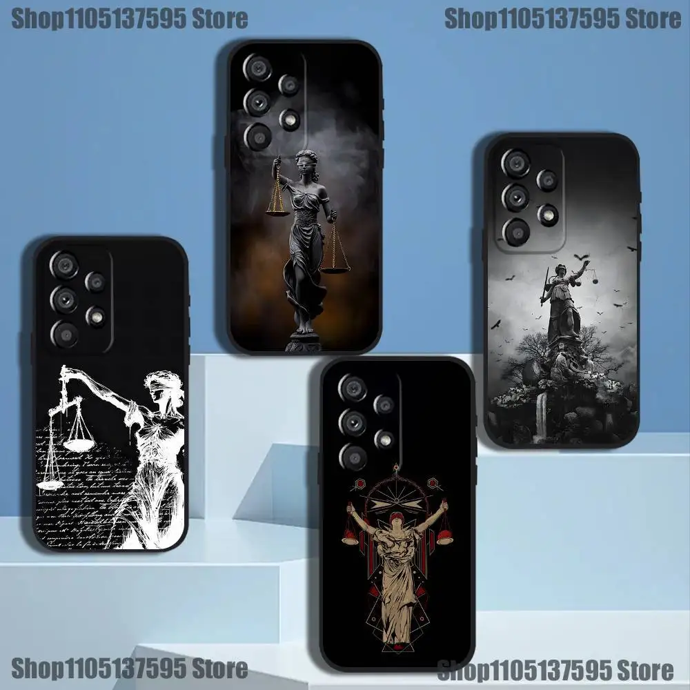 

Law Lawyer Judge Phone Case For Samsung Galaxy A73,31,32,72,41,53,52,71,22,5G,Note,J7,8,9 Soft Black Cover