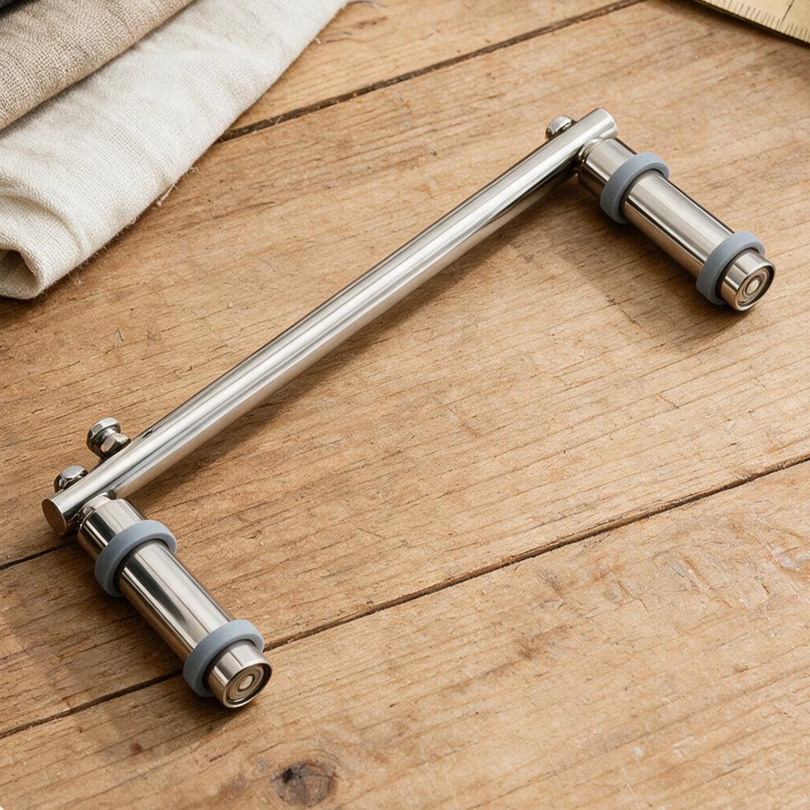 Handheld Elastic Waistband Holder Bearing Roller for Flat Seam Machine Adjustable Multi-size Sewing Guide