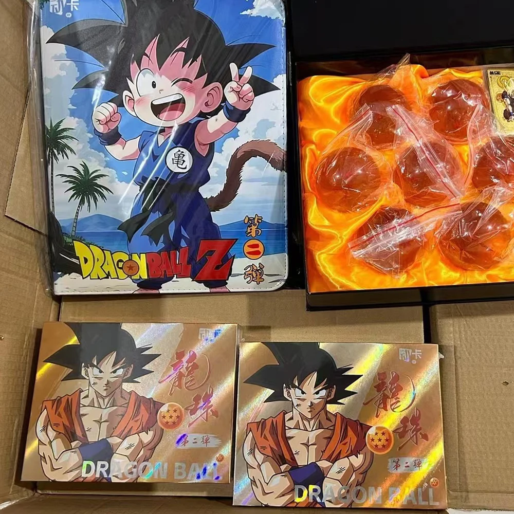 Dragon Balla Card Shiny Son Goku Saiyan Vegeta Anime Trading Battle Booster Box Game Children SSP Collection Card Gift Toy