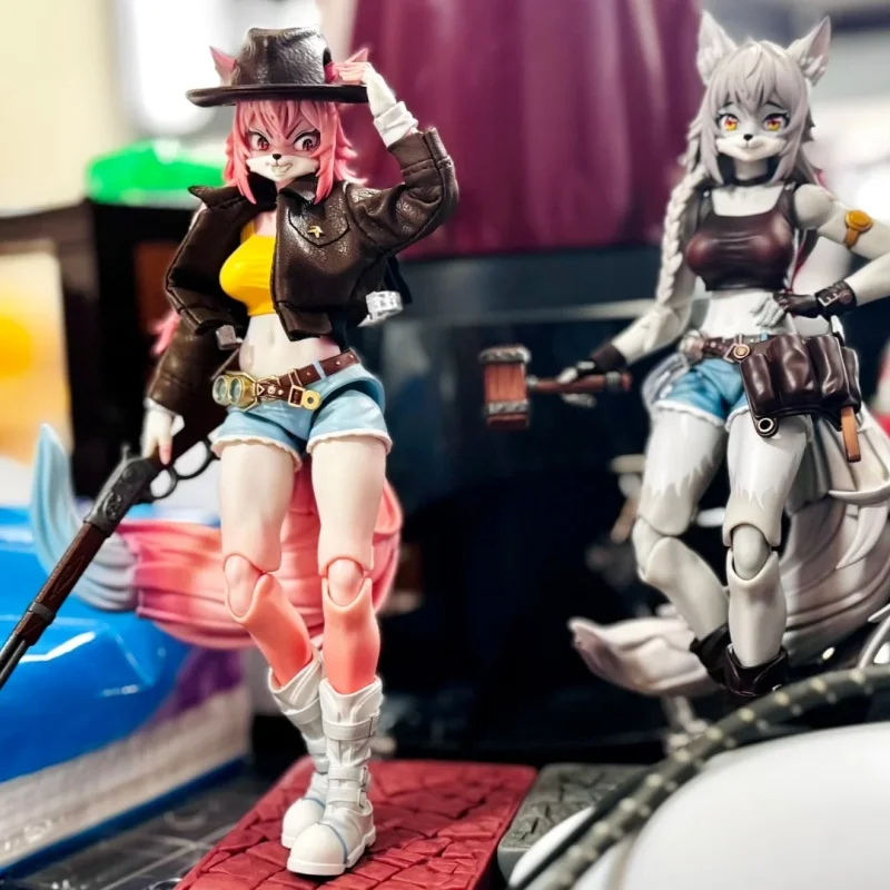 

Ladotoys 1/12 Lia Alopex&Repairman Candy Land Scale Action Figure - Adventure Team Fox Sister Anime Model Decoration