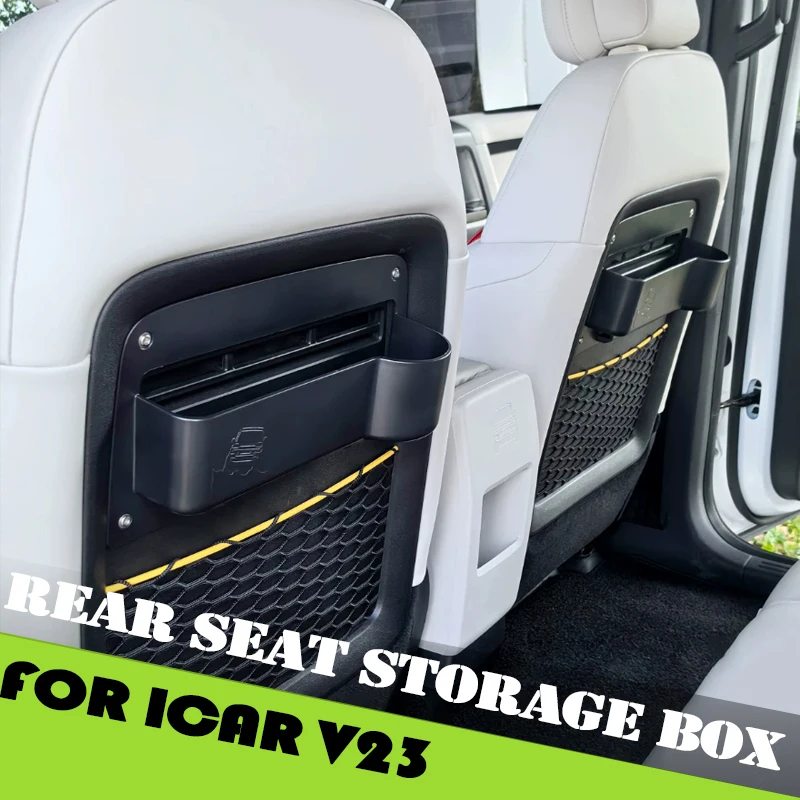 

Car Seat Rear Storage Box Fit for Chery ICAR V23 Modified Auto Seat Backrest Storage Bag, Car Interior Accessories