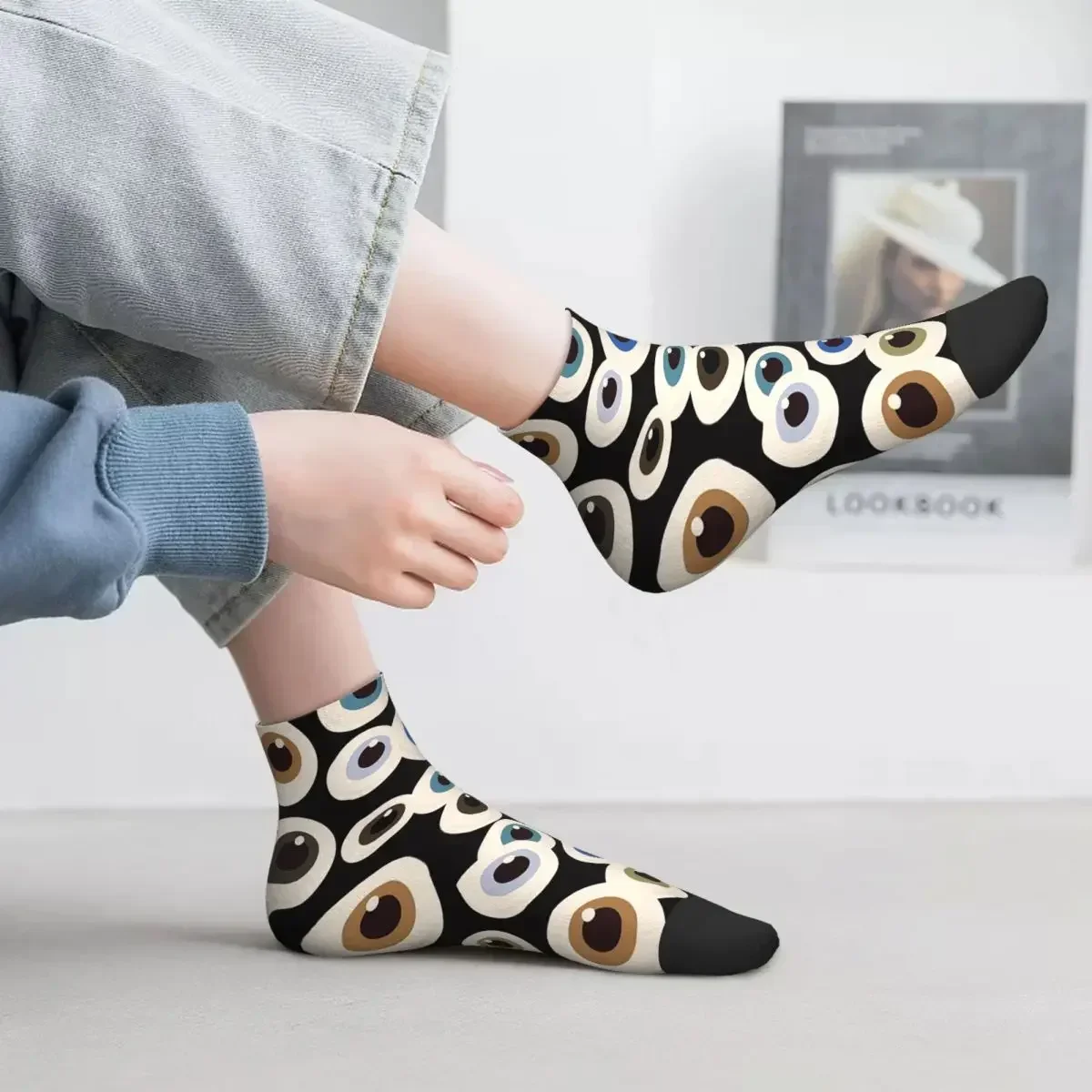 Oftalmólogo, Optometrist, Optometría, Eye Dr, Globos oculares Calcetines Harajuku Medias súper suaves Calcetines para todas las estaciones para hombre y mujer