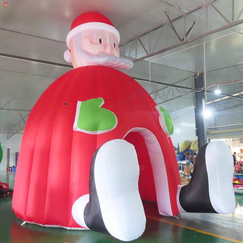 Tenda gonfiabile gigante della tenda del tunnel di Natale della tenda della cupola di Babbo Natale di trasporto veloce per Natale