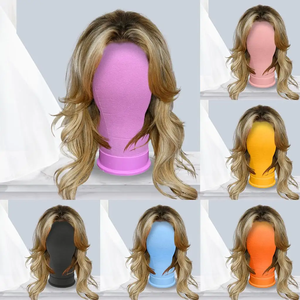 

22 inch Canvas Block Head Mannequin Head, Canvas Wig Block Head, Styling Head