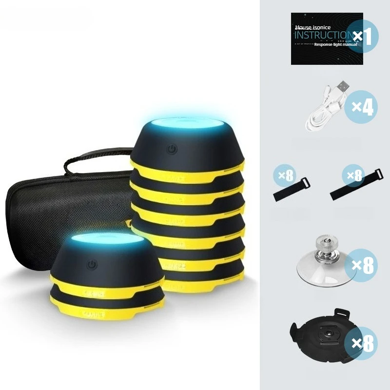 Sucker Reactie Trainingslamp Lichaamsbeweging Agile Response Light Inductieve Timing Trainingslichten Draagbare sportuitrusting