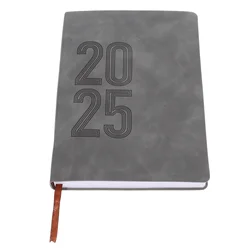 The Notebook 2025 Blocco note Agenda resistente all'usura Comodo pianificatore giornaliero 2100X1450X180CM Grigio Ufficio