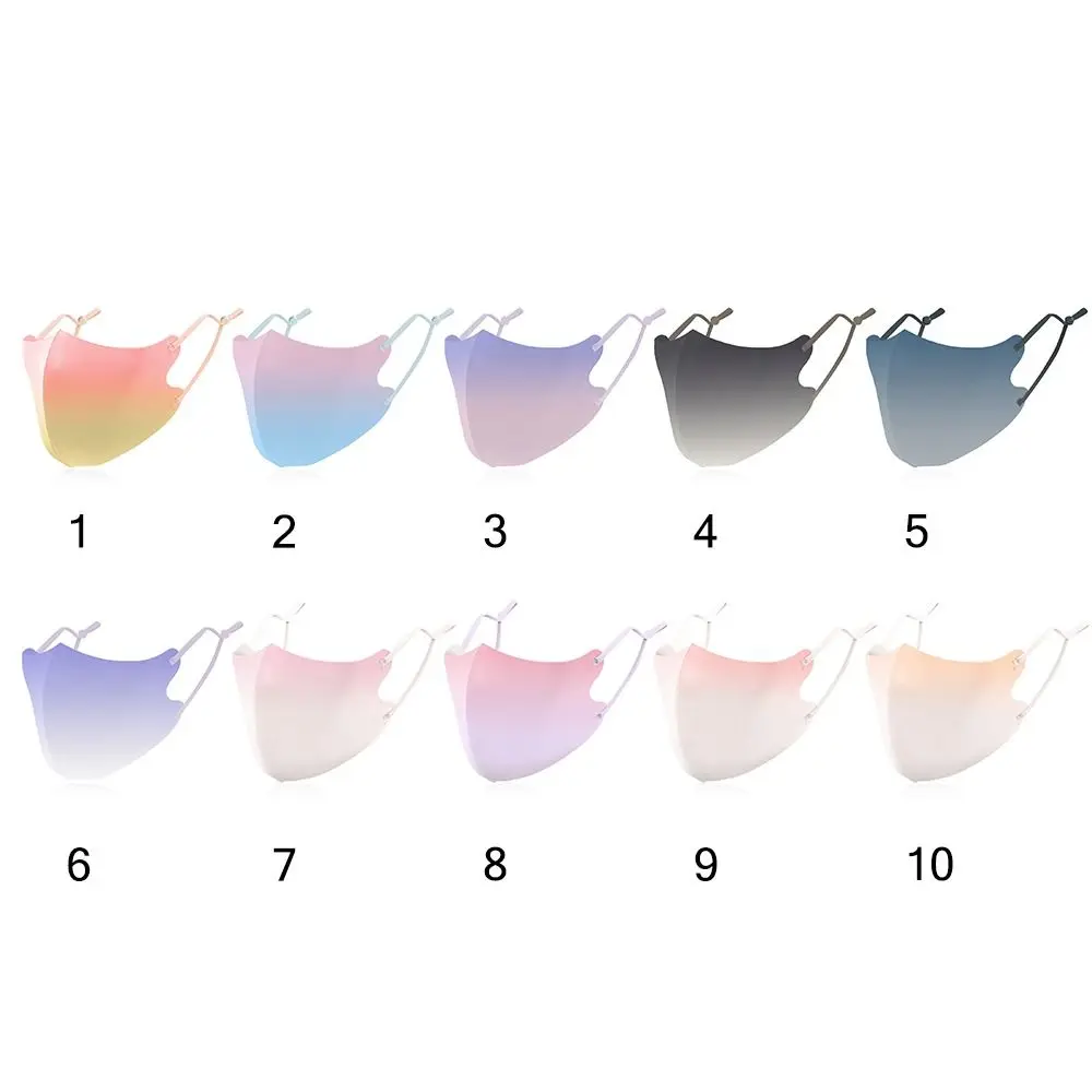 Gradient Color Ultraviolet-proof Face Mask Thin Ice Silk Sunscreen Mask UV Sun Protection Eye Corner Protection