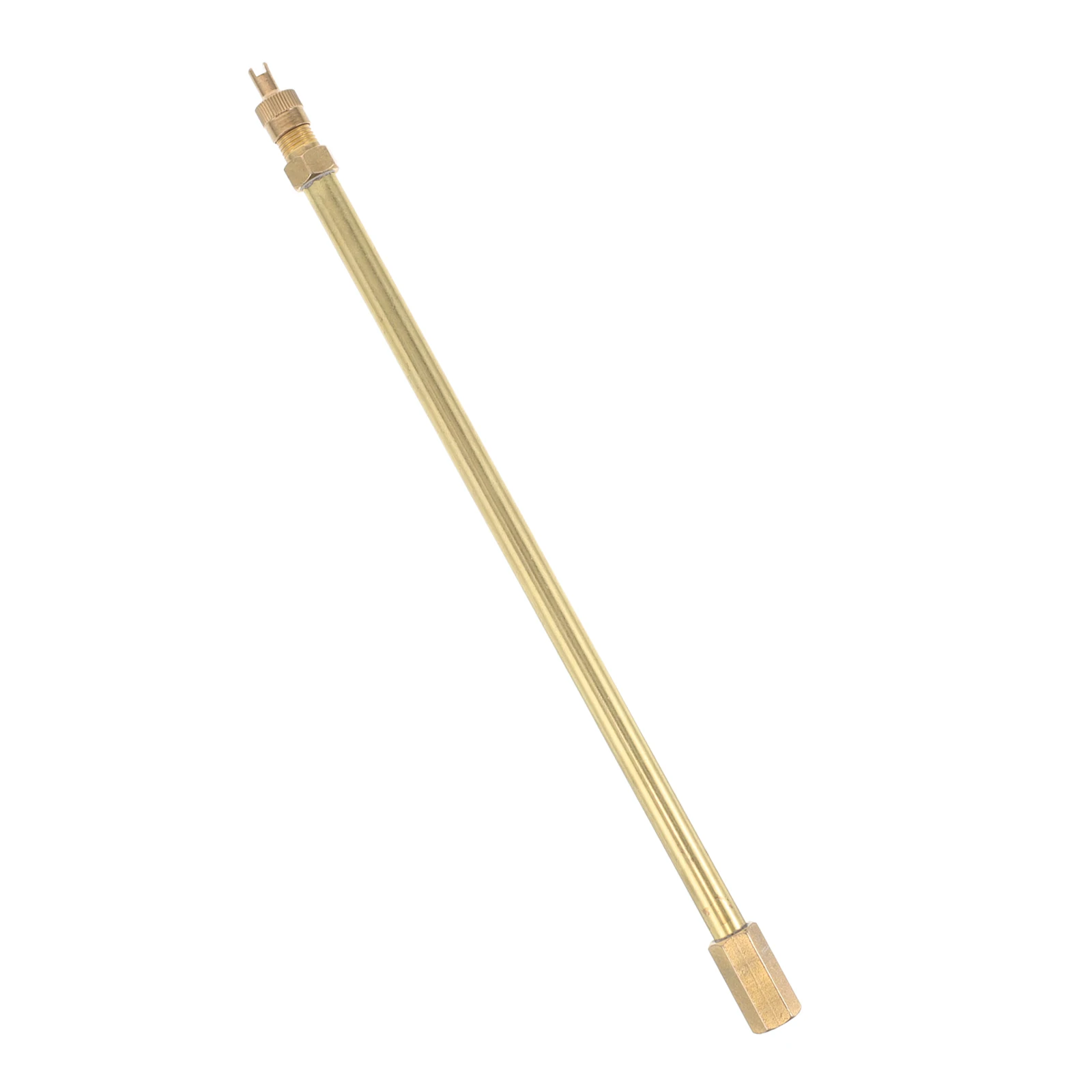 

Universal Metal Valve Stem Extender 200Mm Heavy Duty Tire Repair Tool For Truck Car Rv Motorcycle Dual Wheel Gold 20Cm