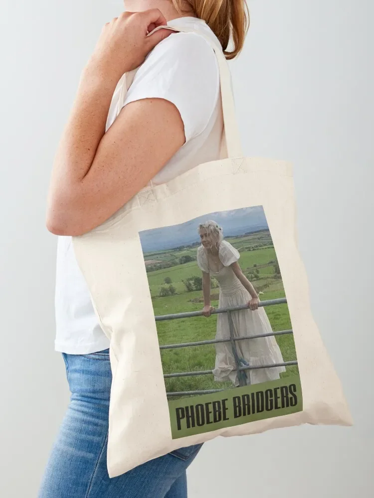 Phoebe Bridgers Tote Bag foldable reusable bag Large bags for women shopping trolley bag university shopper