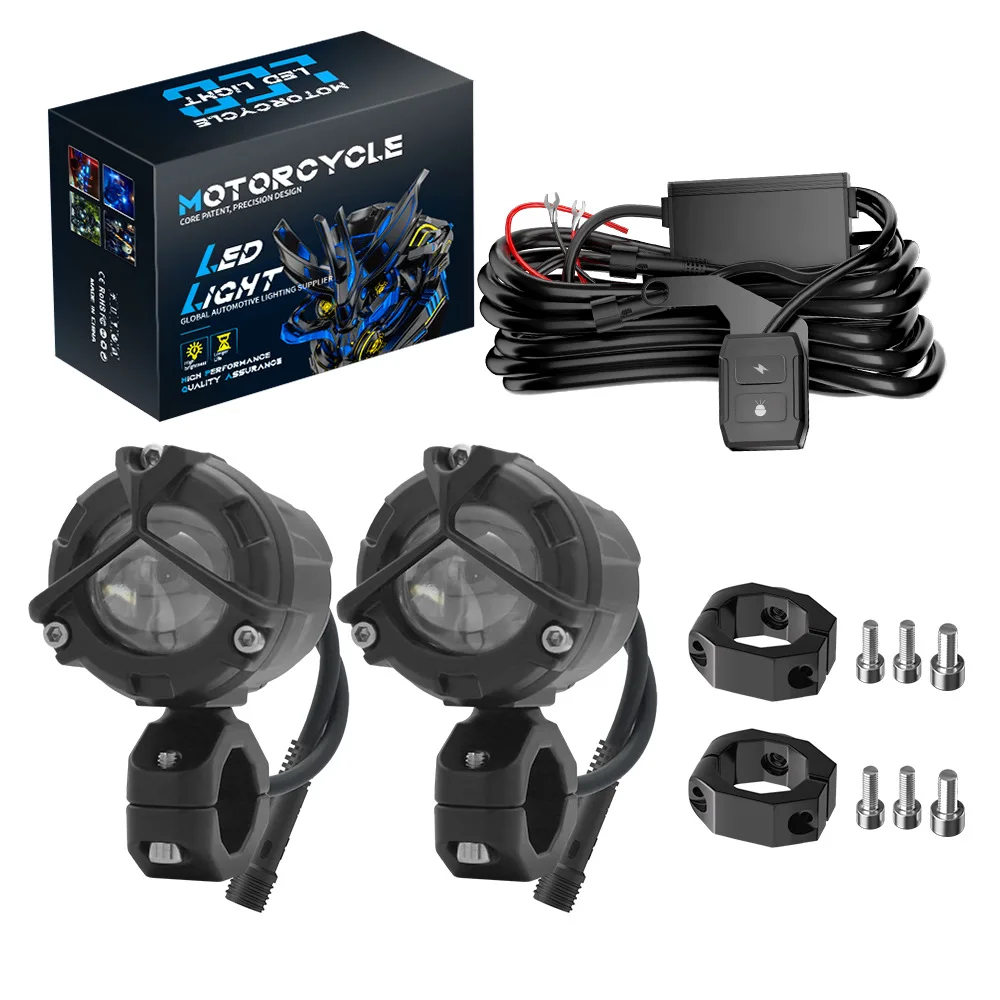 LED Fog Lights Spotlight Bar for Car Motorcycle ATV Work Light Headlight LED Projector Lens Off Road Accessories 4x4