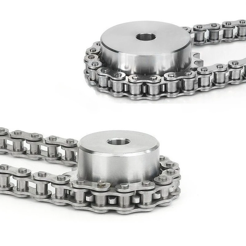 06B/08B/10A/12A 304 Stainless Steel Chain Sprocket 10-30 Teeth Industrial Drive Sprocket Gear Chain