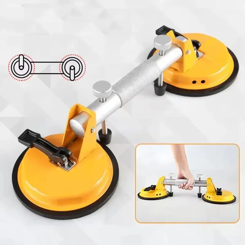 Quartz Stone Slab Tension Leveler - Vacuum Suction Cup Regulator for Tight-Seam Installation, Seamless Splicing Tool for Counter