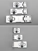 Household lock Punch-free With Lock Drawer Locks Letter Box Locker Double Door Cabinet Office Cabinet Security Combination Lock
